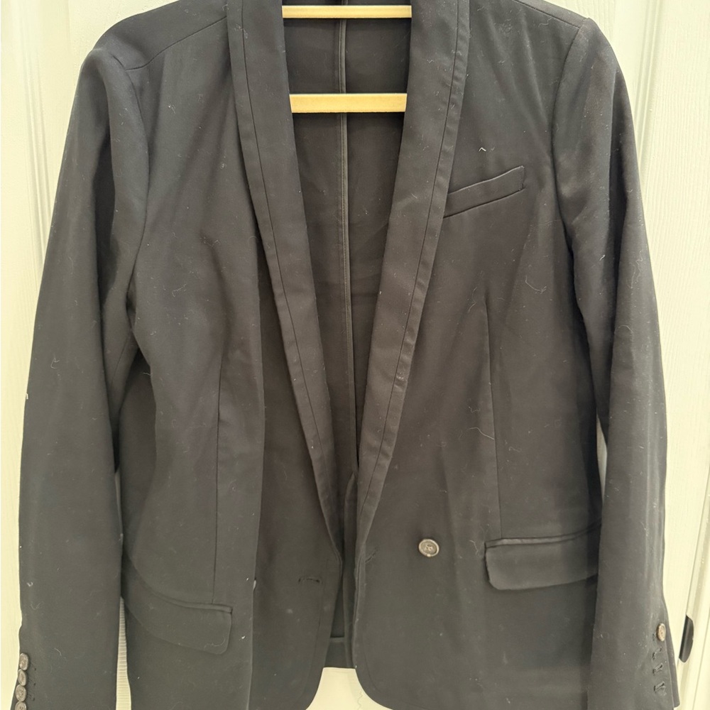 GAP Black Double-Breasted Blazer